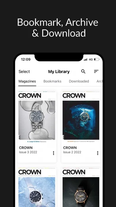 CROWN Magazine سکرین شاٹس