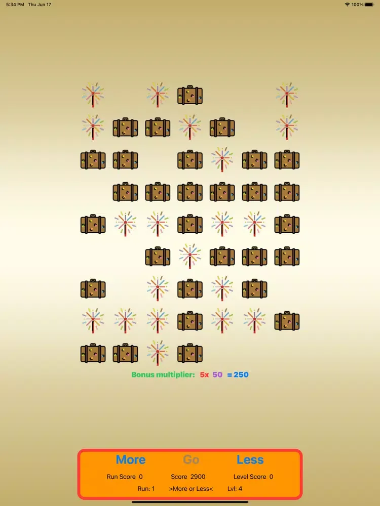 Tangkapan layar More Or Less Kid's Game iPad 