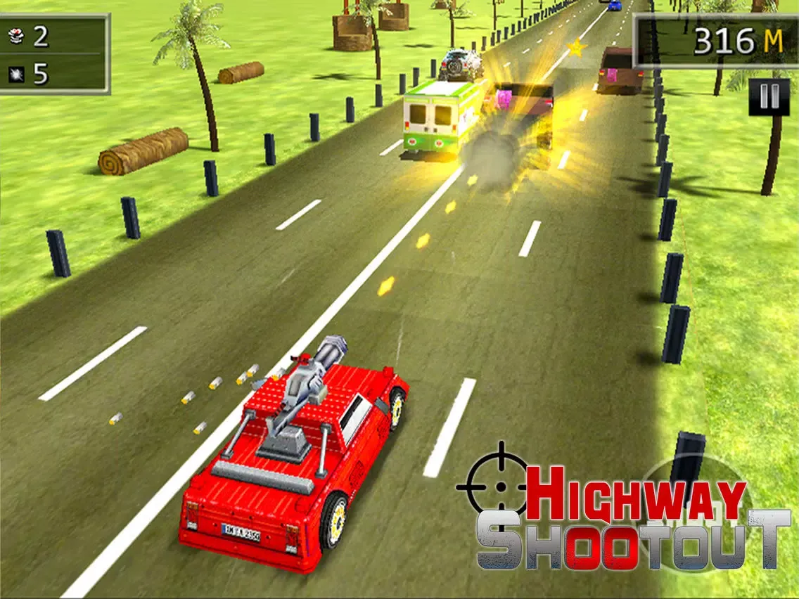 Ảnh chụp màn hình của Highway Car Shooting Rider iPad 