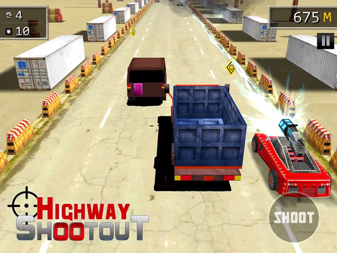 Ảnh chụp màn hình của Highway Car Shooting Rider iPad 