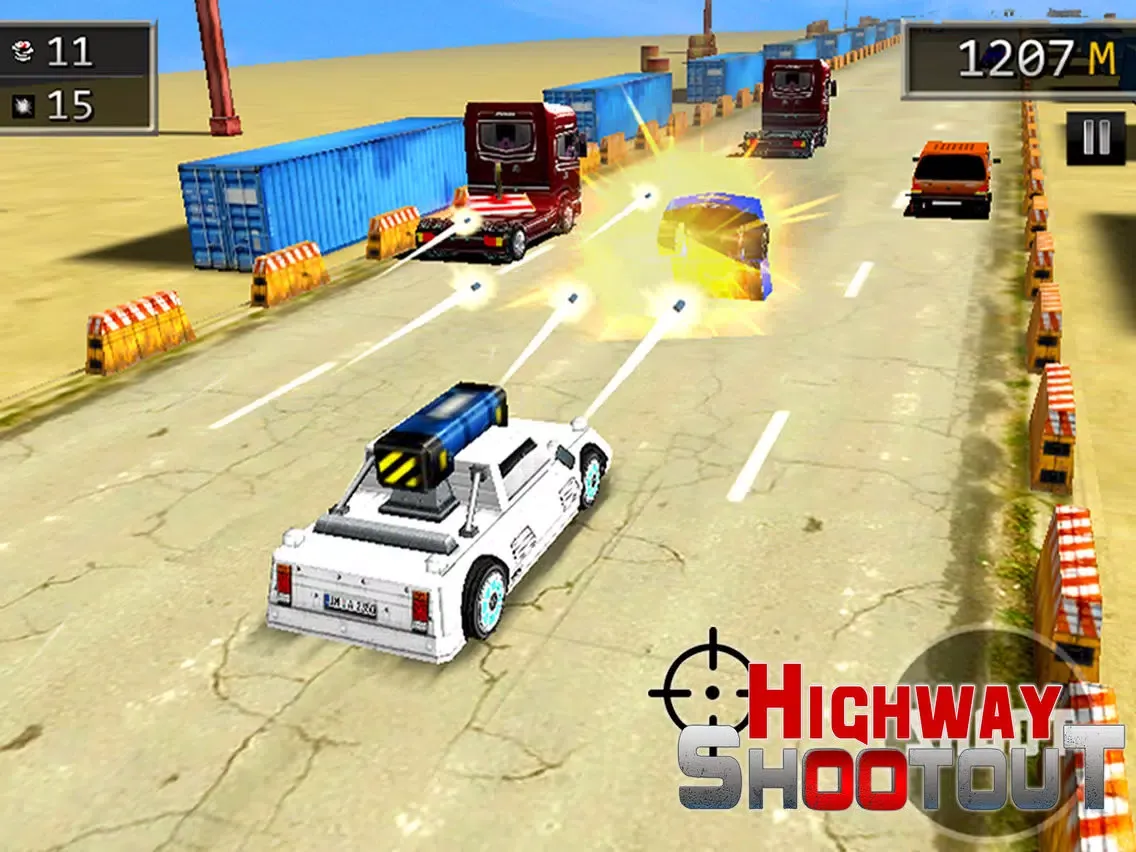 Ảnh chụp màn hình của Highway Car Shooting Rider iPad 