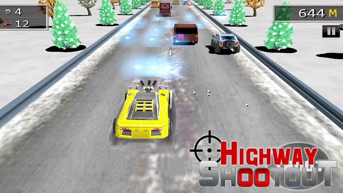 Ảnh chụp màn hình của Highway Car Shooting Rider