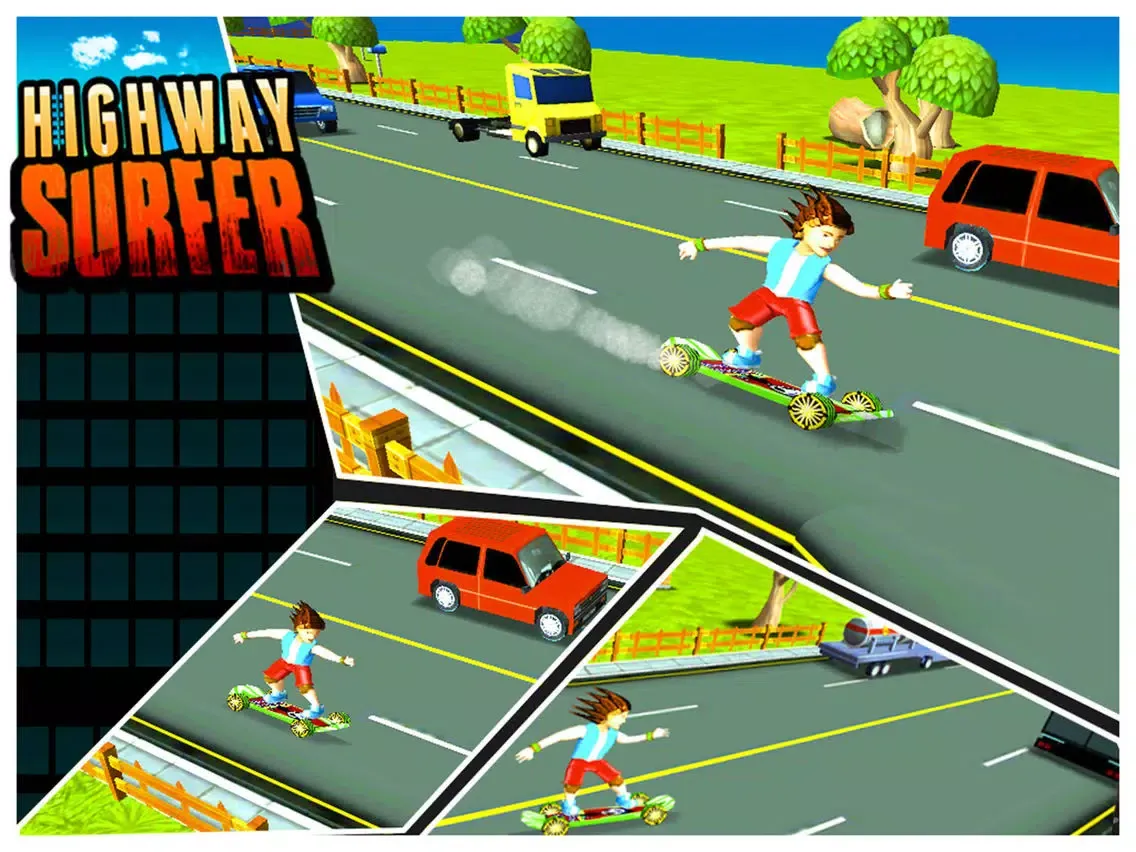 Highway Surfer : Traffic Race iPad 应用截图