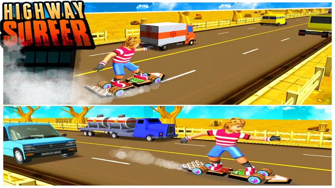Highway Surfer : Traffic Race应用截图