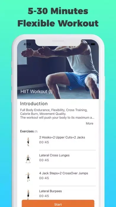 HIIT:Workout for Weight Loss 스크린샷