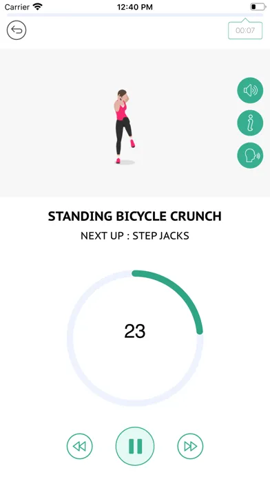 Captures d'écran de HIIT Pro