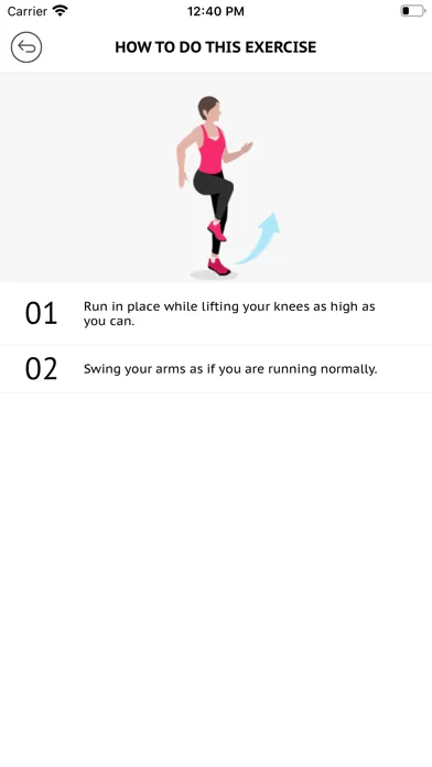 Captures d'écran de HIIT Pro