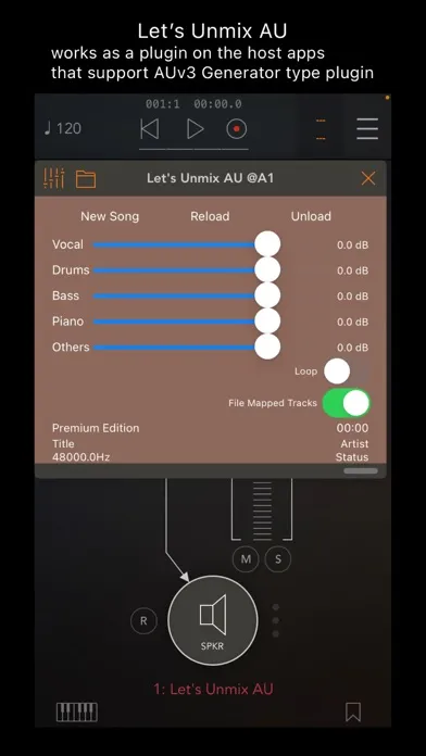 Let’s Unmix Audio Unit Ekran Görüntüleri