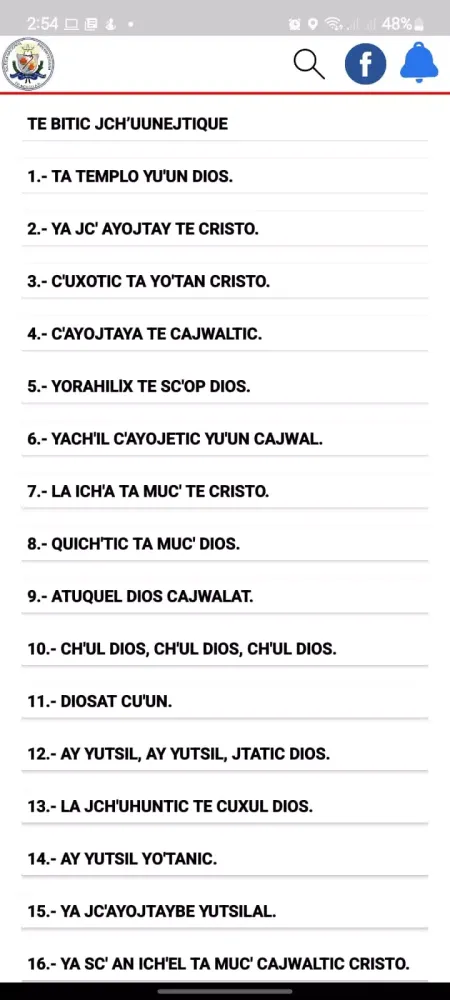 تصاویر Himnario Tzeltal de Bachajon