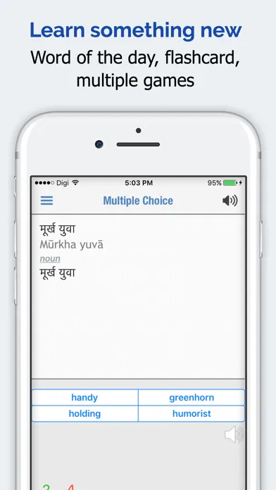Tangkapan layar Hindi Dictionary Premium