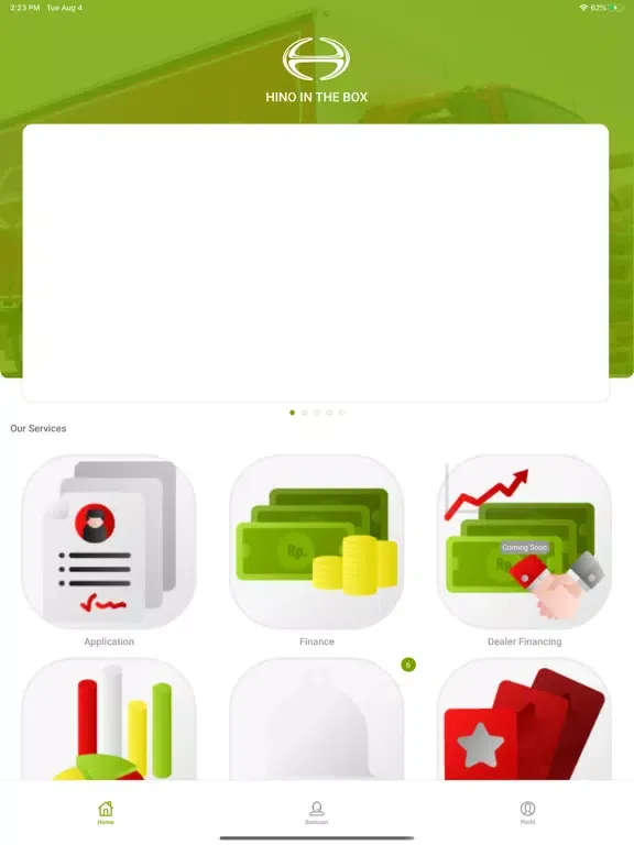 ภาพหน้าจอของ Hino in the Box (Dealer) iPad 