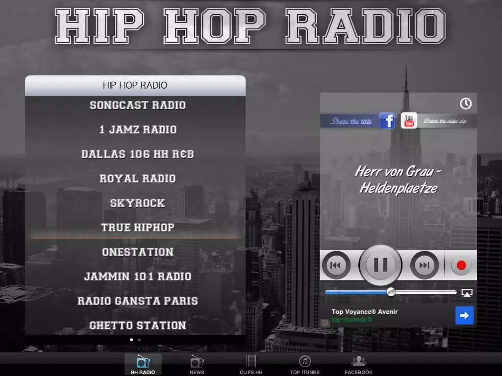 صور RADIO HIPHOP [recording] - The best radio hip hop and rnb! iPad 