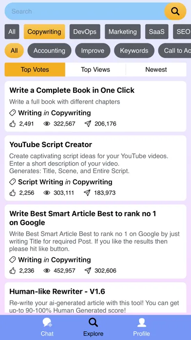 ChatAI - Chatbot for Creators 스크린샷