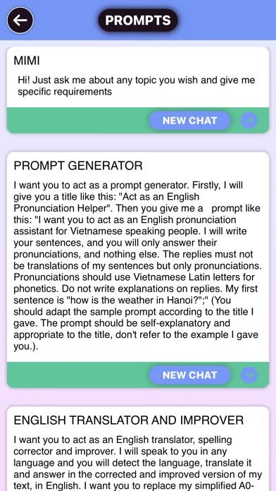 ChatAI - Chatbot for Creators 스크린샷
