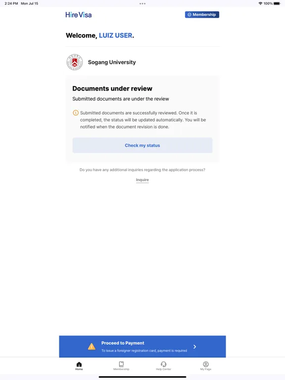 HireVisa2 iPad 应用截图