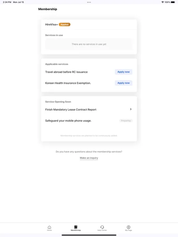 HireVisa2 iPad 应用截图