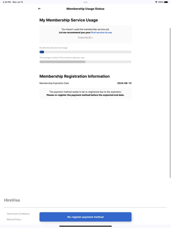 HireVisa2 iPad 应用截图