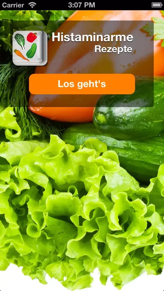 Histaminfreie und histaminarme Rezepte: die Histamin-App bei Histaminintoleranz Ekran Görüntüleri