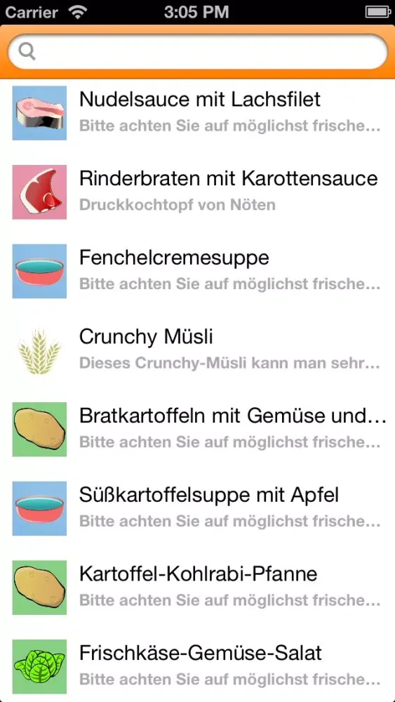 Histaminfreie und histaminarme Rezepte: die Histamin-App bei Histaminintoleranz Ekran Görüntüleri