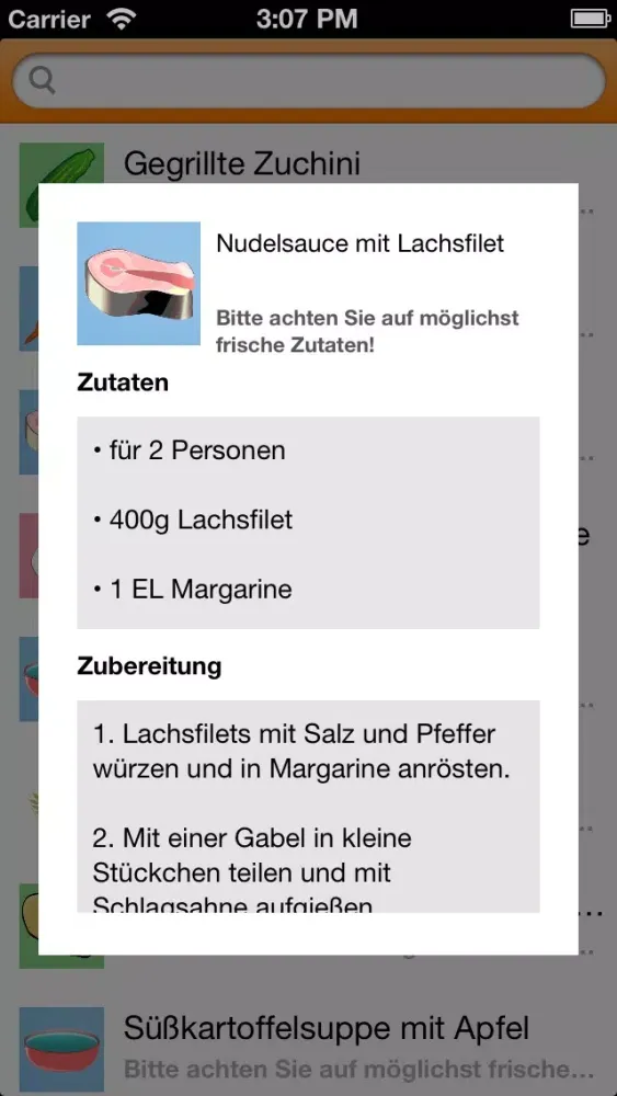 Histaminfreie und histaminarme Rezepte: die Histamin-App bei Histaminintoleranz Ekran Görüntüleri