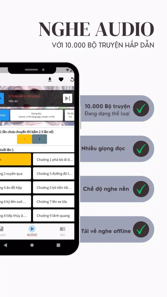 Zrzuty ekranu Audio Quân Hôn Nữ Cường