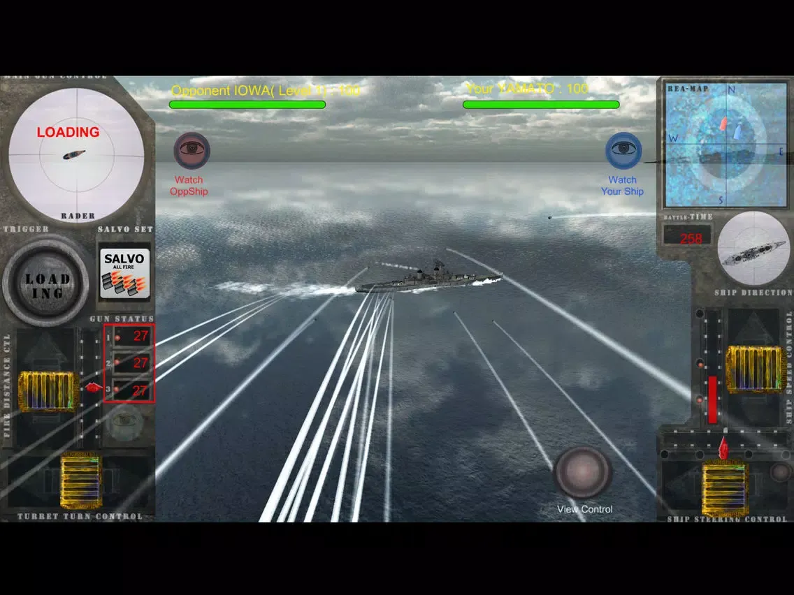 Battle of Battleship V3 - Invincible Battleship iPad  سکرین شاٹس