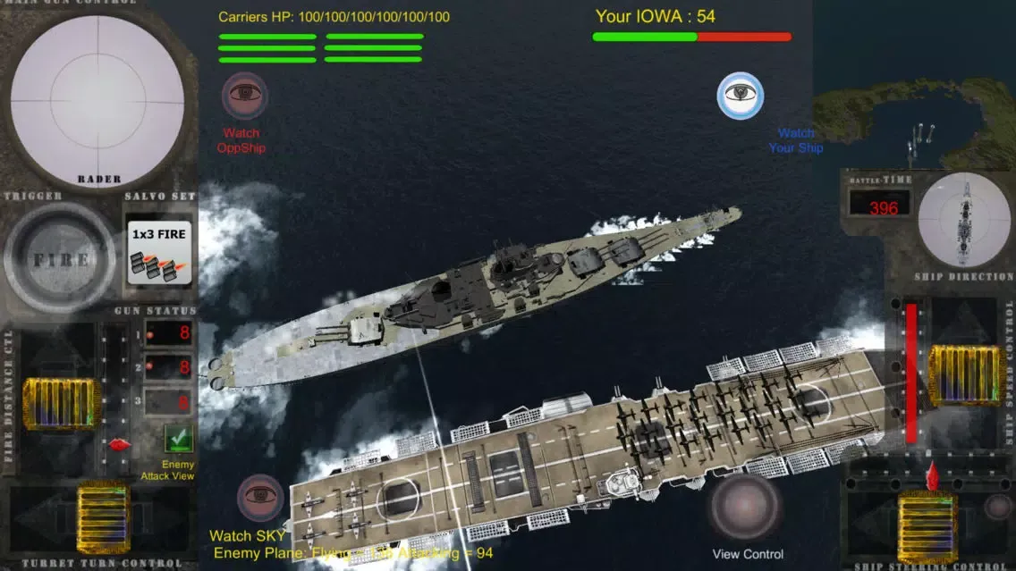 Battle of Battleship V3 - Invincible Battleship سکرین شاٹس