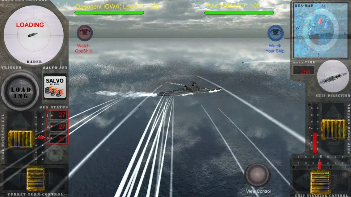 Battle of Battleship V3 - Invincible Battleship سکرین شاٹس