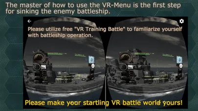Tangkapan layar VR Battle of Battleship