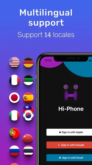 Hi-Phone SIMless Softphone स्क्रीनशॉट
