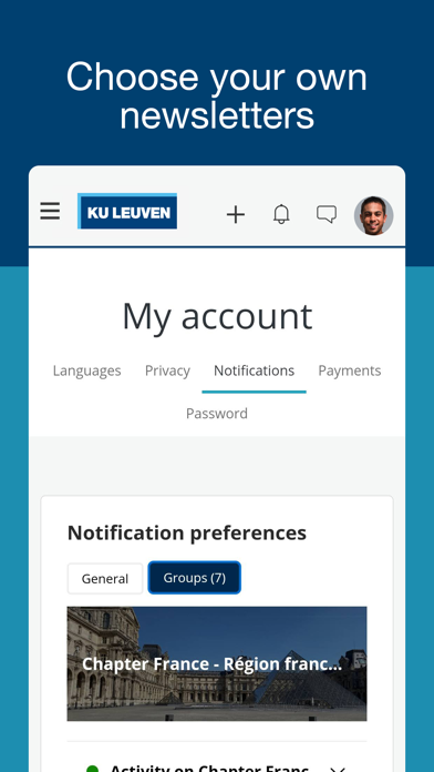 KU Leuven Connect Screenshots