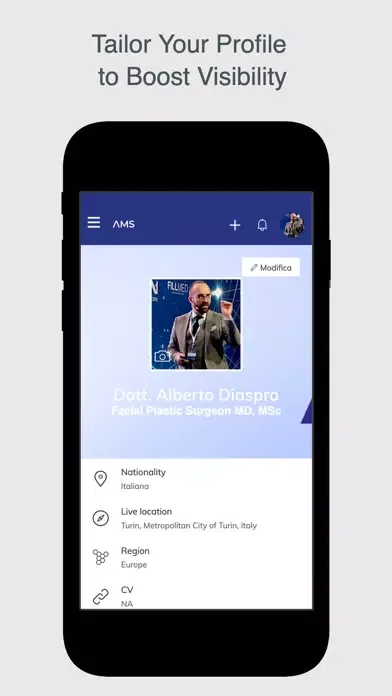 Screenshot di The AMS app