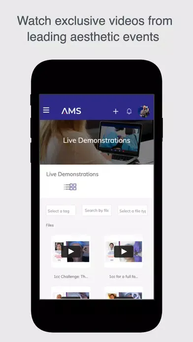 Screenshot di The AMS app