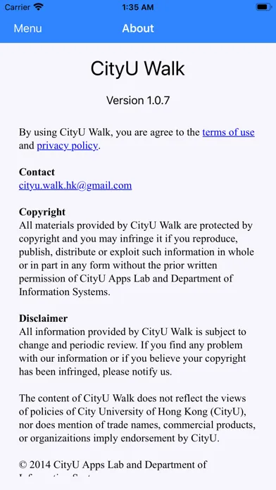 CityU Walk スクリーンショット