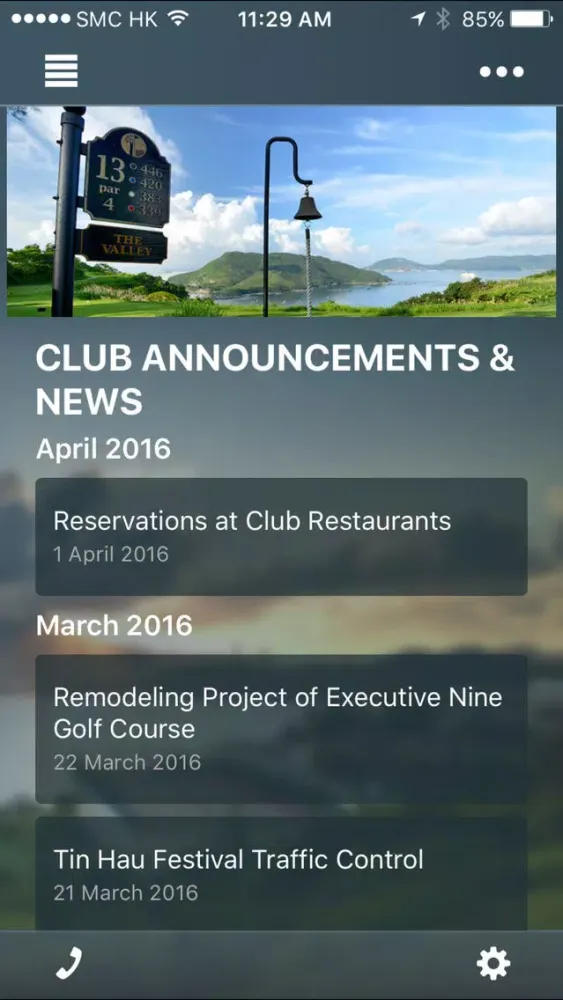 Tangkapan layar CWB Golf & Country Club