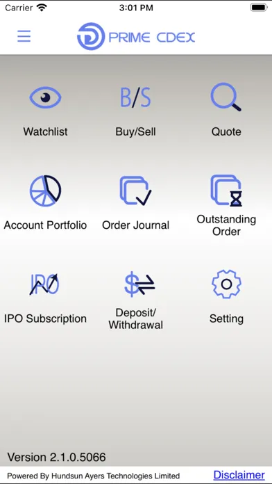 Capturas de tela do Prime Cdex Securities Limited
