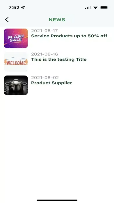 Screenshot di BtoB Supplier