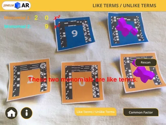 Monomials 單項式 iPad  Screenshots