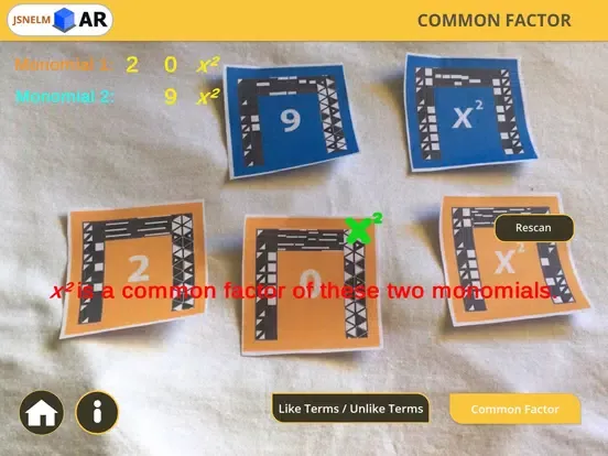 Monomials 單項式 iPad  Screenshots