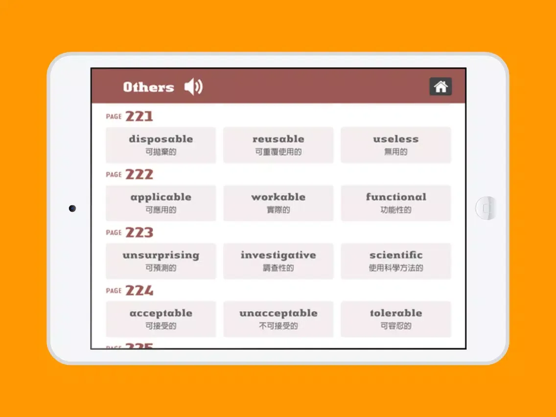 More Word Please 600+ Adjectives iPad  Ekran Görüntüleri