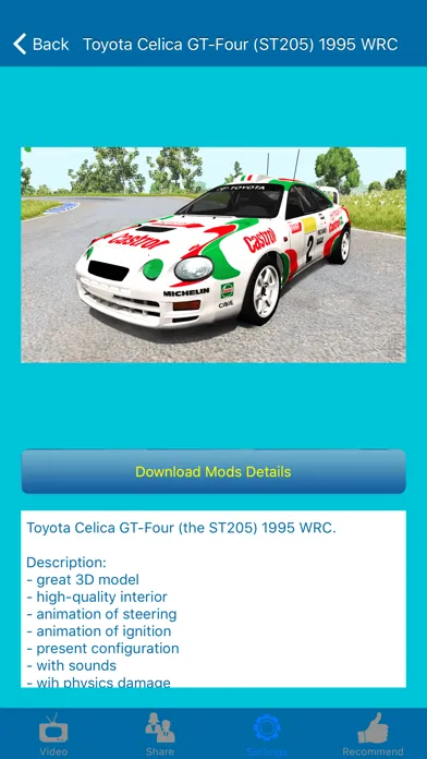 Ảnh chụp màn hình của Mods for BeamNG Drive