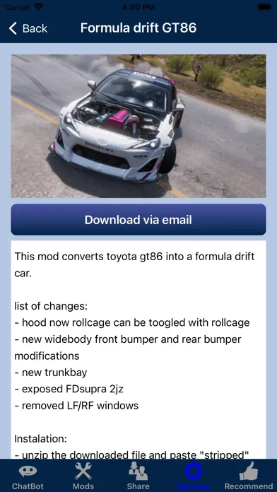 Zrzuty ekranu FunGameGPT for Forza Horizon 5