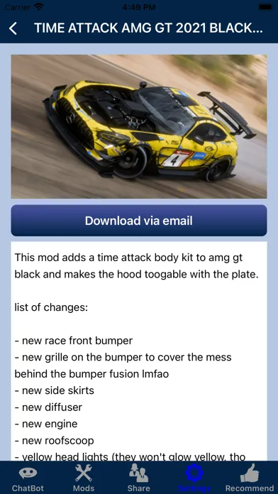 Zrzuty ekranu FunGameGPT for Forza Horizon 5