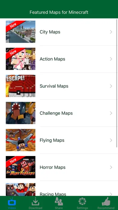 Featured Maps for Minecraft स्क्रीनशॉट