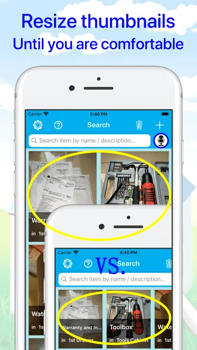 Captures d'écran de Where's my stuff - Keep & Find
