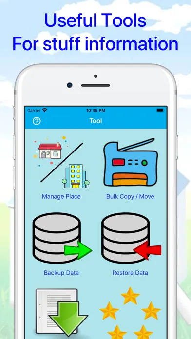 Captures d'écran de Where's my stuff - Keep & Find