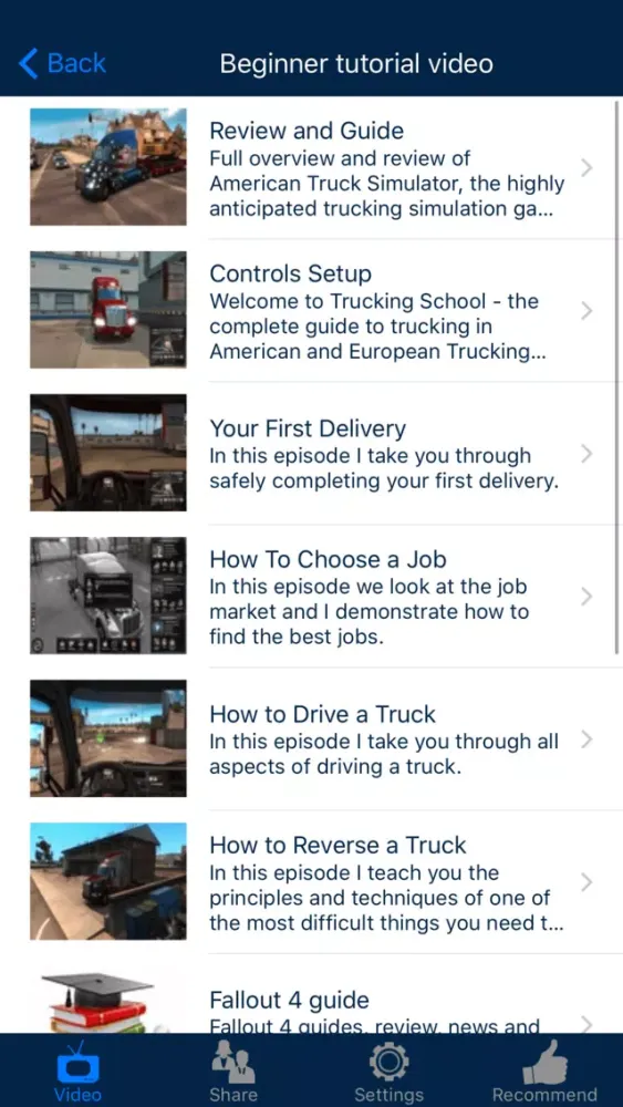 Capturas de tela do Video Walkthrough for American Truck Simulator