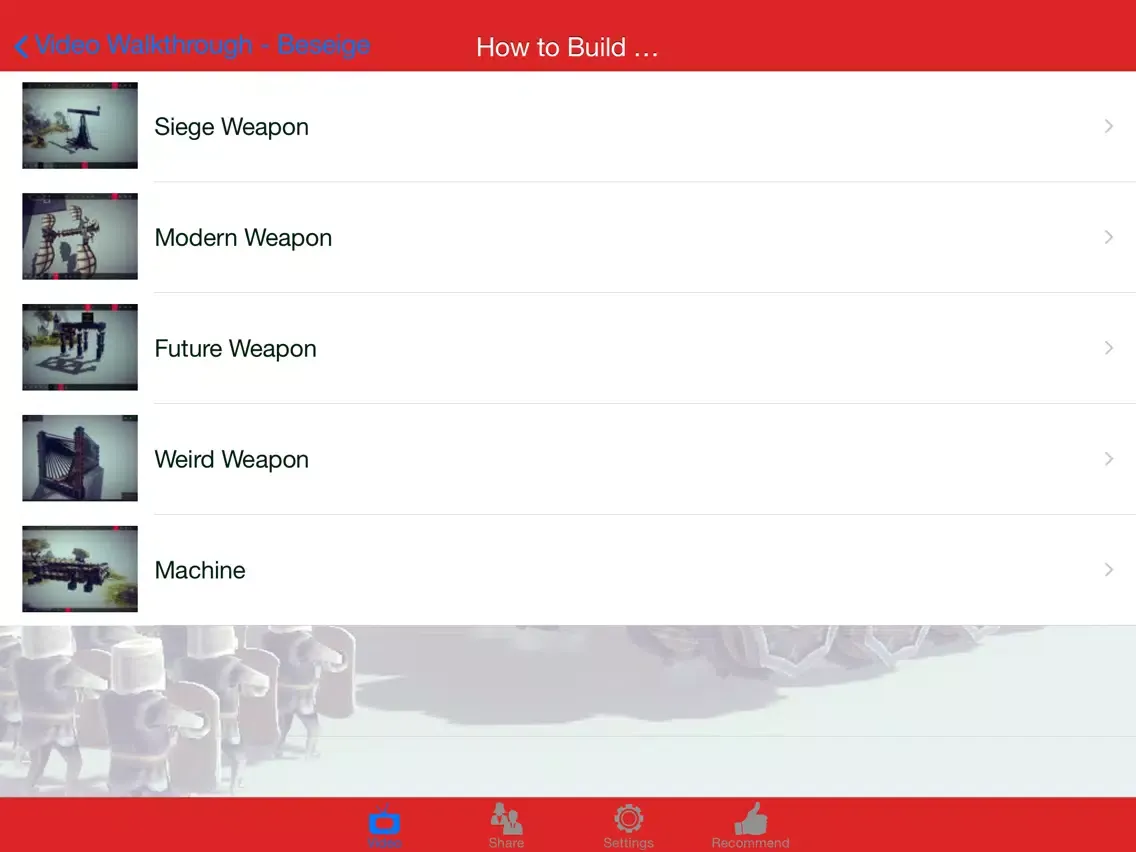 Скриншоты Video Walkthrough for Besiege iPad 