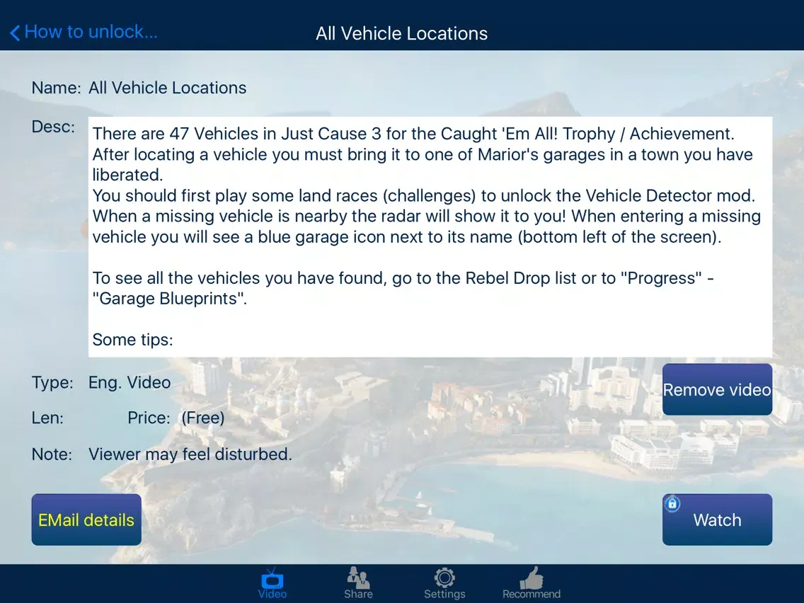 Video Walkthrough for Just Cause 3 iPad  Ekran Görüntüleri