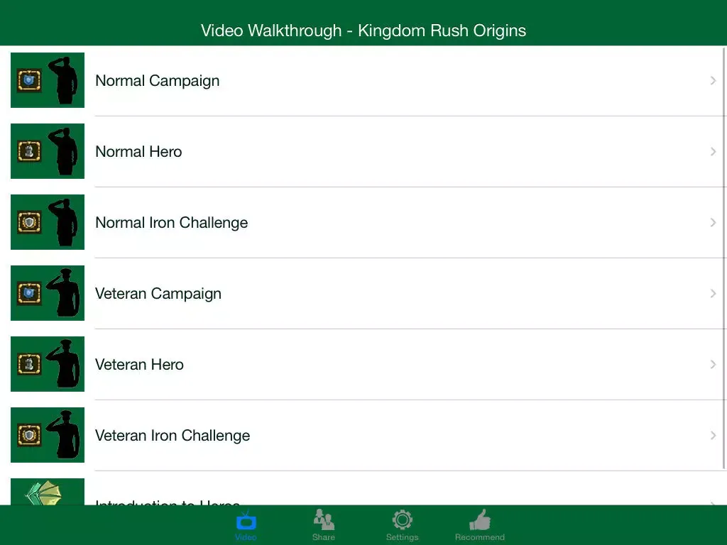 Zrzuty ekranu Video Walkthrough for Kingdom Rush Origins iPad 